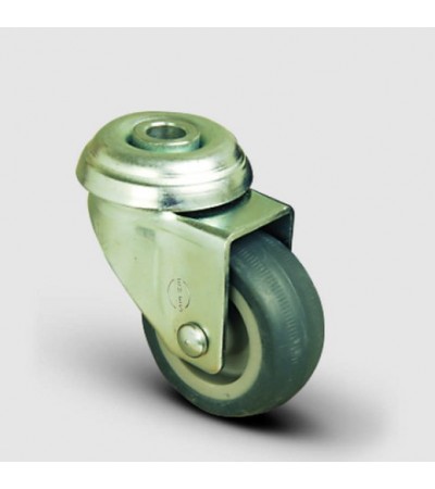 Delik Bağlantılı Termoplastik Kauçuk Tekerlek Çap:50