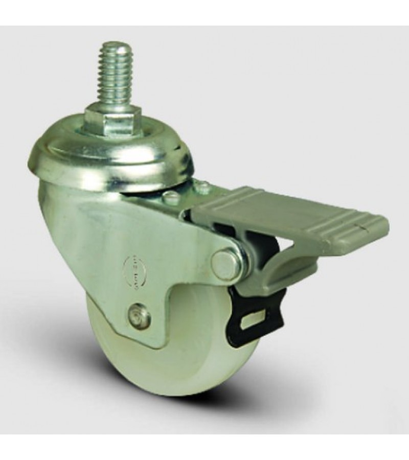 Civata Bağlantılı Poliamid Frenli Tekerlek Çap:100