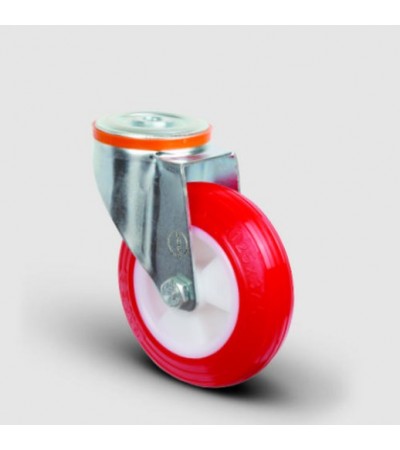 Delik Bağlantılı Poliüretan Tekerlek Çap:150