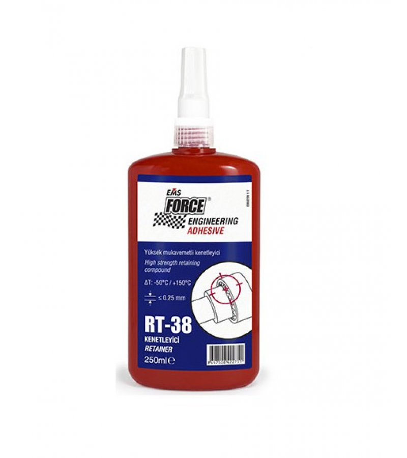 EMS FORCE RT-38 Rulman Kenetleyici (Çok Yüksek Kuvvet) 50 ML