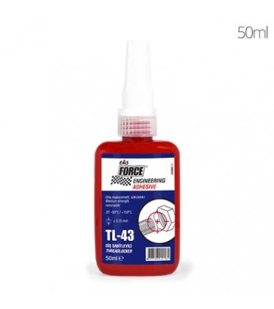 EMS FORCE TL-43 Cıvata Sabitleyici (Orta Kuvvet) 50 ML