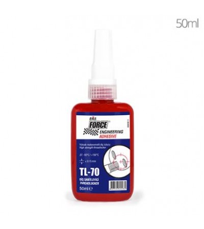 EMS FORCE TL-70 Cıvata Sabitleyici (Yüksek Kuvvet) 50 ML