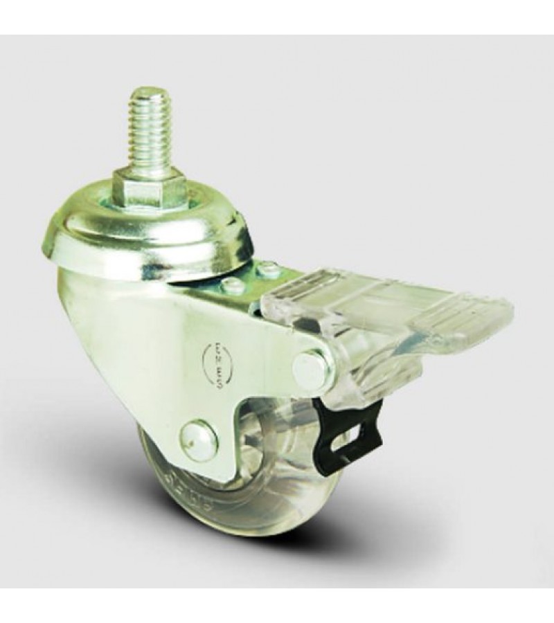 Civatalı Şeffaf Frenli Tekerlek Çap:75