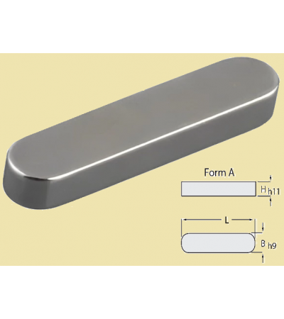 5x5x14 A Tipi Kama - DIN 6885 5x5x14 A Tipi Kama - DIN 6885