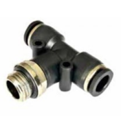1/2"-10 mm Pnömatik Ortabacak T